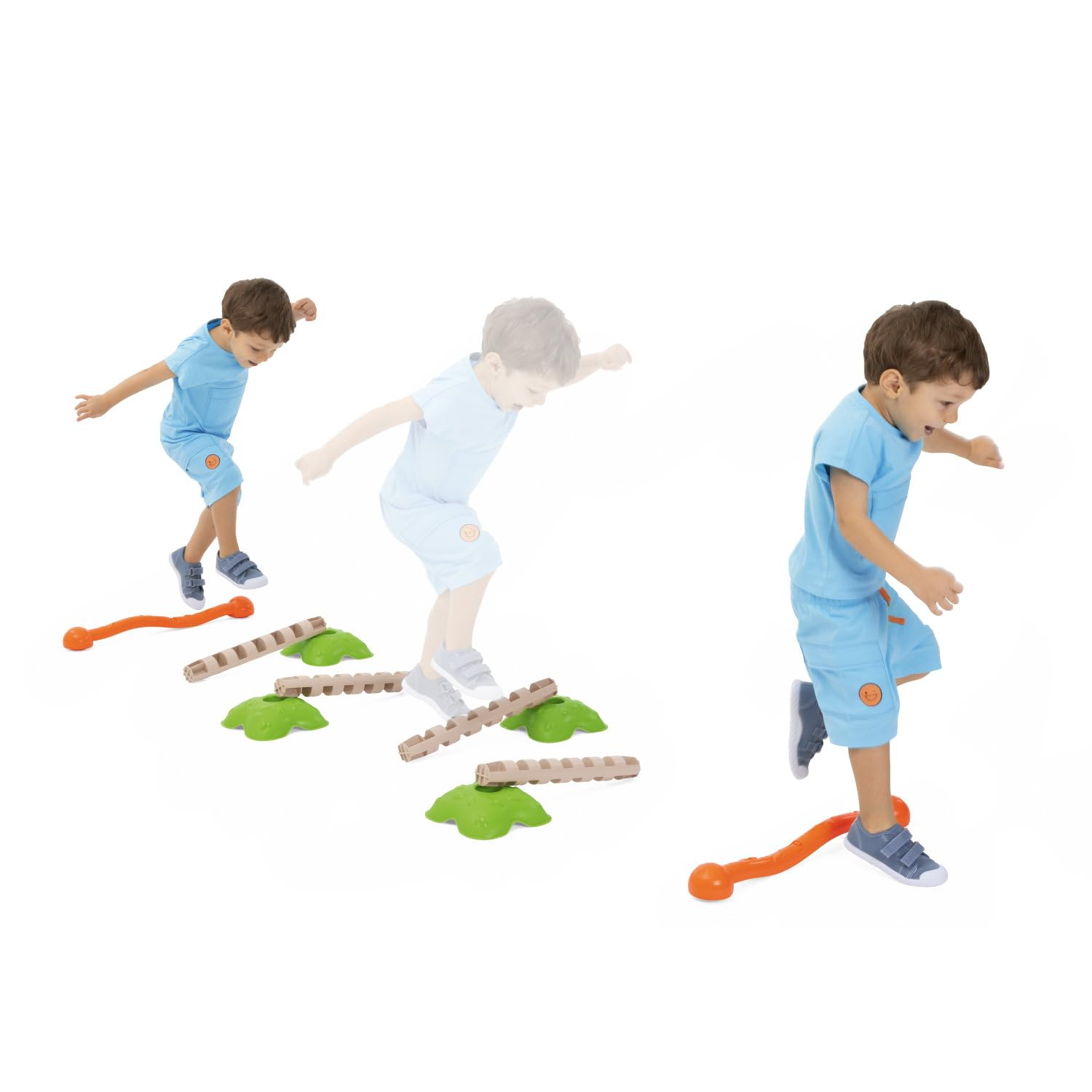 Chicco, Kit Premotricità, Ispirato al Metodo Montessori, 10 percorsi, Stimola la Coordinazione, la Conoscenza del Corpo e dello Spazio, l'Equilibrio, Psicomotricità, Giochi Bambini 2-5 Anni