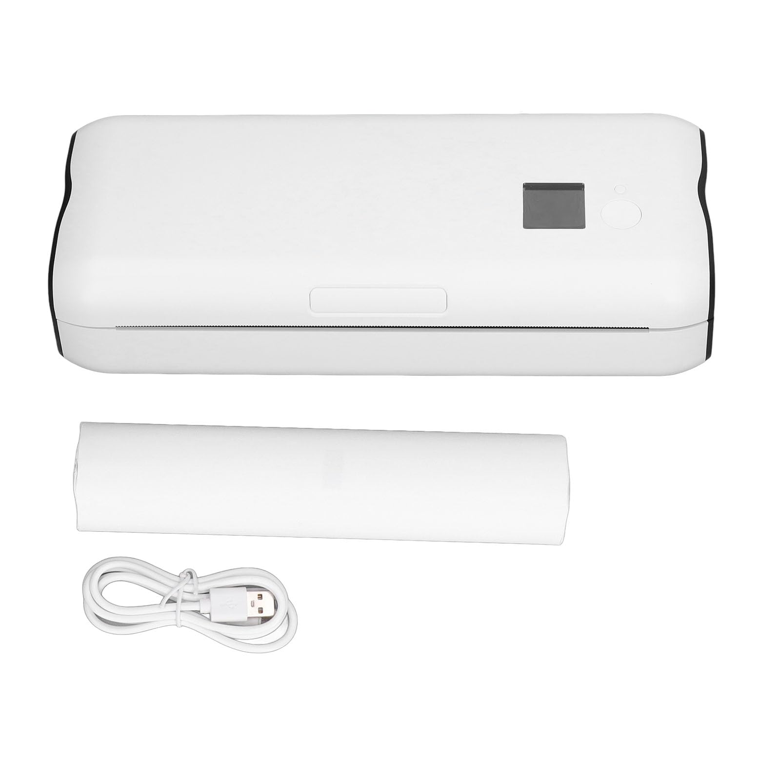 Domary Stampante Termica A4 Stampante Portatile Senza Inchiostro per la | Carta Termica da 210 Mm, Batteria Ricaricabile da 2500 MAh, Stampa Senza Inchiostro, Ricarica di Tipo C, per IOS e .