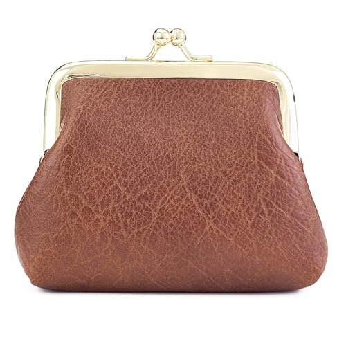 Image of Cute Floral Buckle Coin Purses Vintage Pouch Kiss-lock Change Purse Wallets