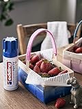 edding 5200 zestaw z 6 głowicami natryskowymi, wymienne głowice natryskowe w 4 różnych szerokościach natrysku, od drobnych linii (1 cm) do dużych powierzchni (14 cm)
