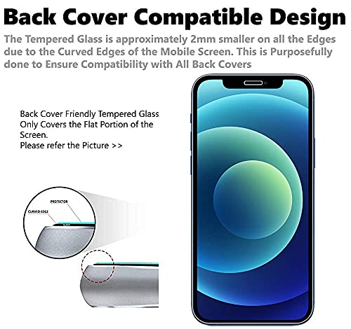 Image of DPJ Borderless Tempered Glass Screen Protector for iPhone 11 & iPhone XR With Edge to Edge Full Screen Coverage (Glossy) [Transparent] [Pack of 1]