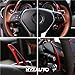 NYZAUTO Aluminum-Alloy Steering Wheel Paddle Shifter Extension Compatible with Mercedes Benz A B E GLA GLK SLK M GL Class (Model A-Red)