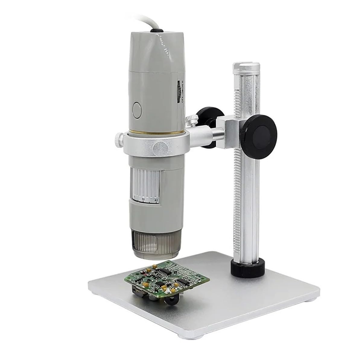 Microscope 500X Polarized Light USB Microscope 5.0MP Digital Video Camera with 8LED fit for Semiconductor Testing