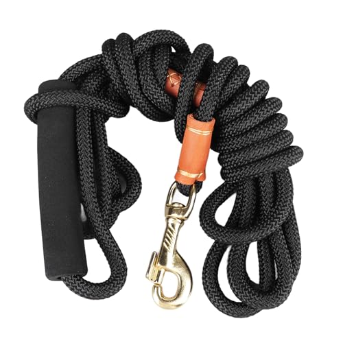 Gavigain Retractable Dog Leash 16ft, Heavy Duty Nylon, Anti Slip Handle, Lightweight, Sturdy Leash for Walking, Training, and Outdoor Use