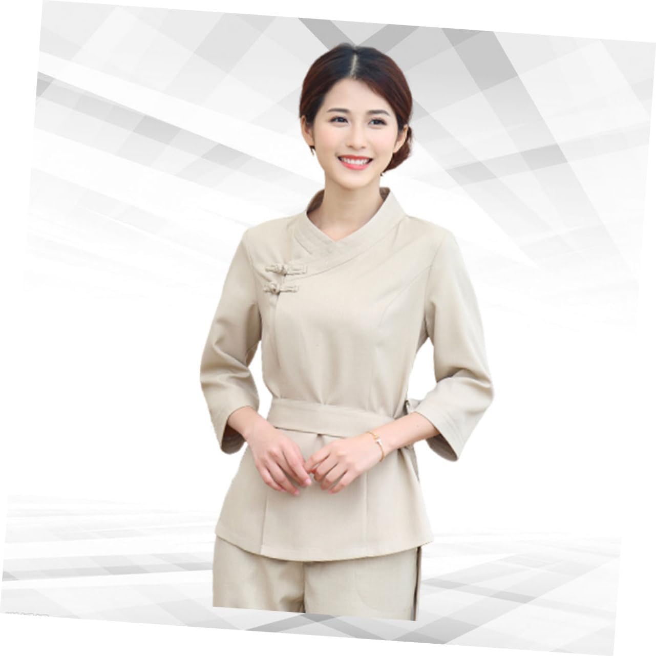 Beauty Technician Overalls Spa Work Clothes Hairdresser Smock Hairdresser Cape Salon Capes for Hair