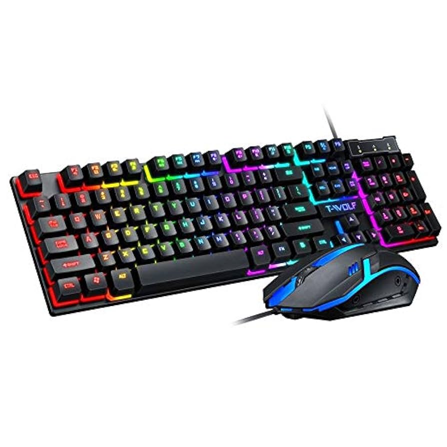 Amazon | サンダーウルフ TF200 有線USBキーボードとマウス