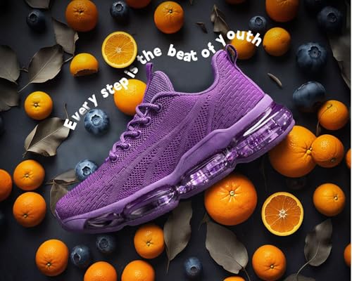 Image of Kapsen Womens Walking Running Shoes Air Cushion Breathable Fashion Tennis Sneakers Mesh Workout Casual Athletic Sports Gym