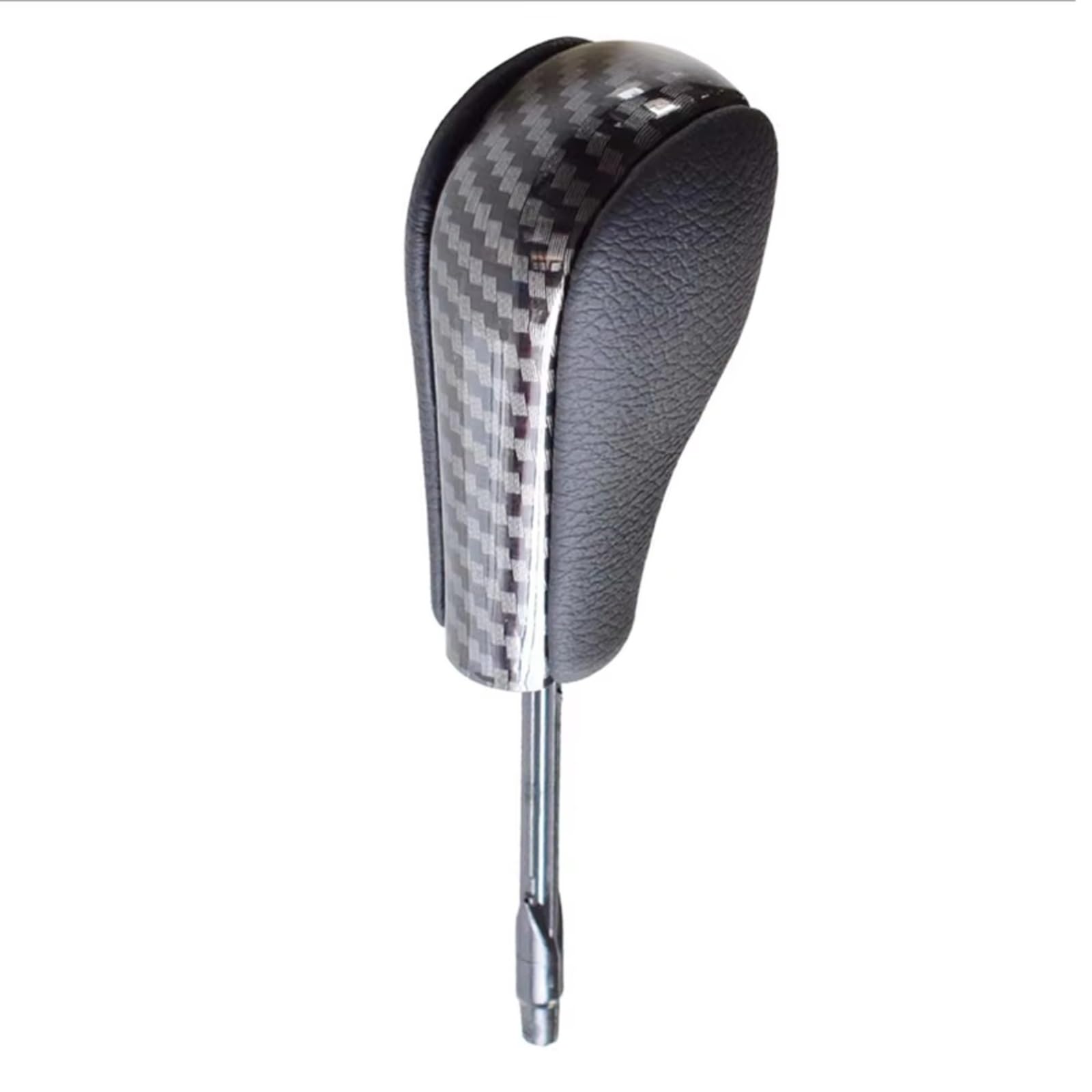 HILLAR Car Gear Stick Knob for BMW E39 E46 E53 E60 E61 E63 E64 E83 E81 E82 E87 E90 E91 E92 E93 Automatic Gear Shift Knob(Carbon Fiber-Long)