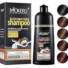Maani Argan Coconut Oil Hair Color Shampoo, 500 ML Instant Fast Acting Long Lasting Hair Color Shampoo for Gray Hair, PURE HONEY BROWN