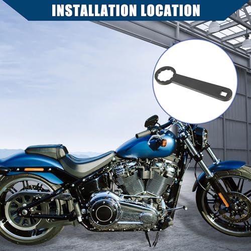 Image of Rear Axle 36mm Wrench Tool Rear Wheel Axle Torque Wrench for Harley Touring Motorcycle /Rear Axle Nut Torque Adapter to Adjust Belt Tension /Durable / 1pcs Black