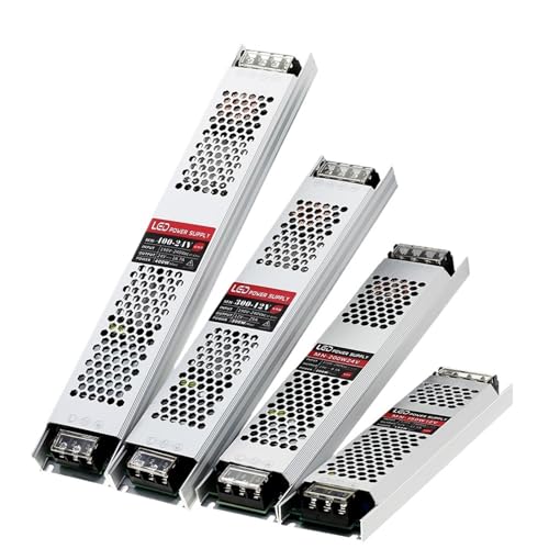 Transformateur LED 24V 300W ultra plat alimentation électronique AC190-240V