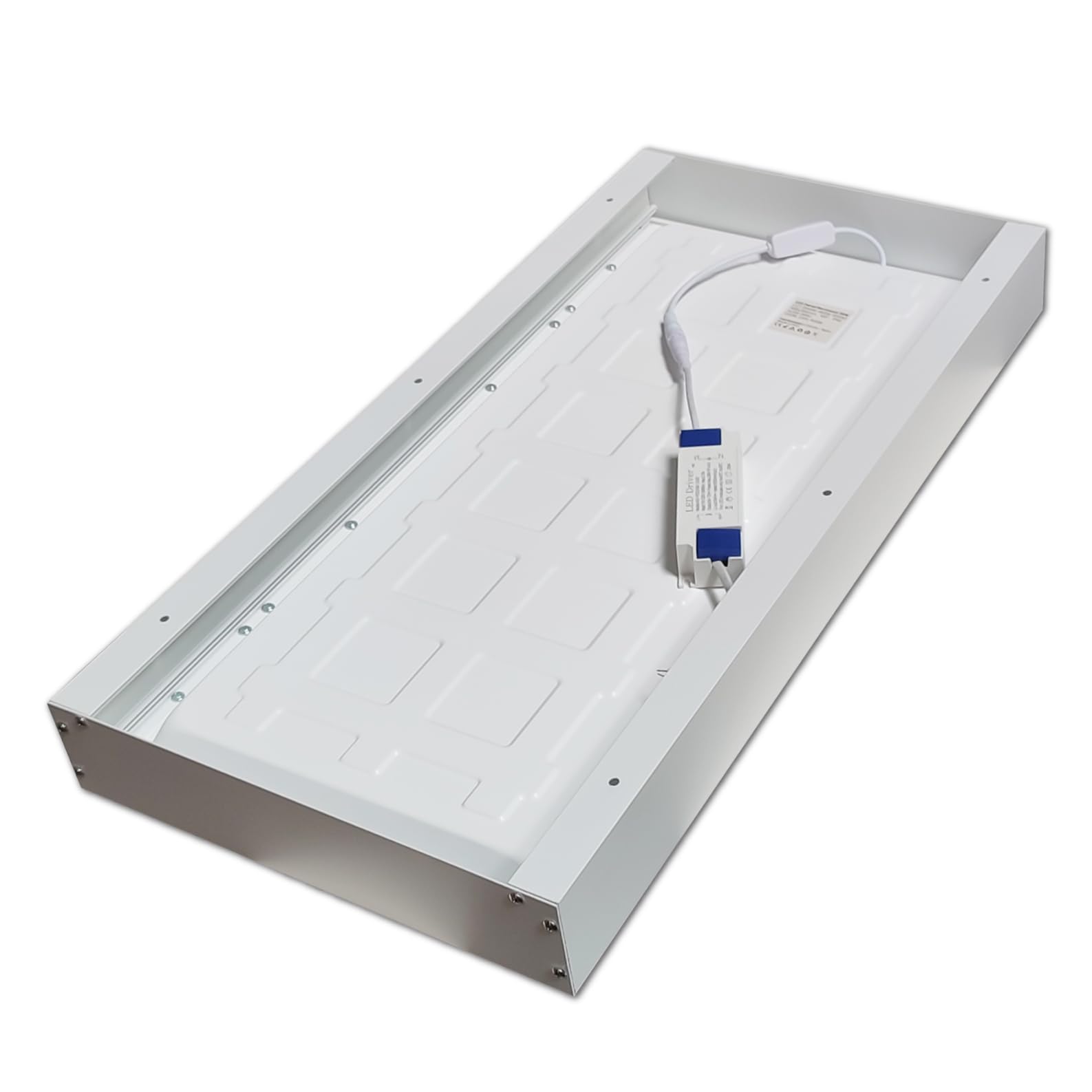 LED ATOMANT 2x Kit Soporte para Superficie + Panel LED 60x30cm 36W CCT | Con Selector de color CCT, 4000 Lumenes, Driver incluido