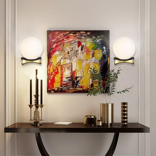 Somniferous 2023-12-G-2 Gold Wall Sconces Set Of Two, Mid Century Modern Wall Sconce Light thumb #6