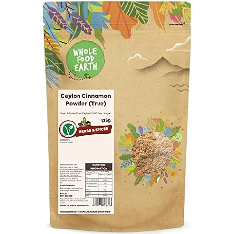 Wholefood Earth Ceylon Cinnamon Powder 125g Cover