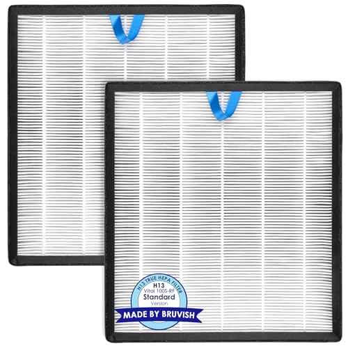 2 Piezas Vital 100S Filtro de repuesto para el purificador de aire LEVOIT Vital 100S HEPA (LAP-V102S-AAS), filtro HEPA auténtico Vital100S H13, filtros de carbón activado 3 en 1, reemplazo #Vital 100S
