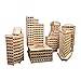 MindWare KEVA 400 Maple Wood Building Planks Set - Building Toy Includes 400 Wooden Blocks, 2 KEVA Balls, and Idea Book - Ages 5+
