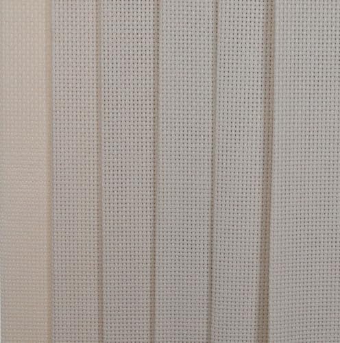 Image of KCS 4 /6 pc of 12 inch x 18 inch(30cmx45cm) 18CT Counted Cotton Aida Cloth Cross Stitch Fabric (6 pc, Ecru)