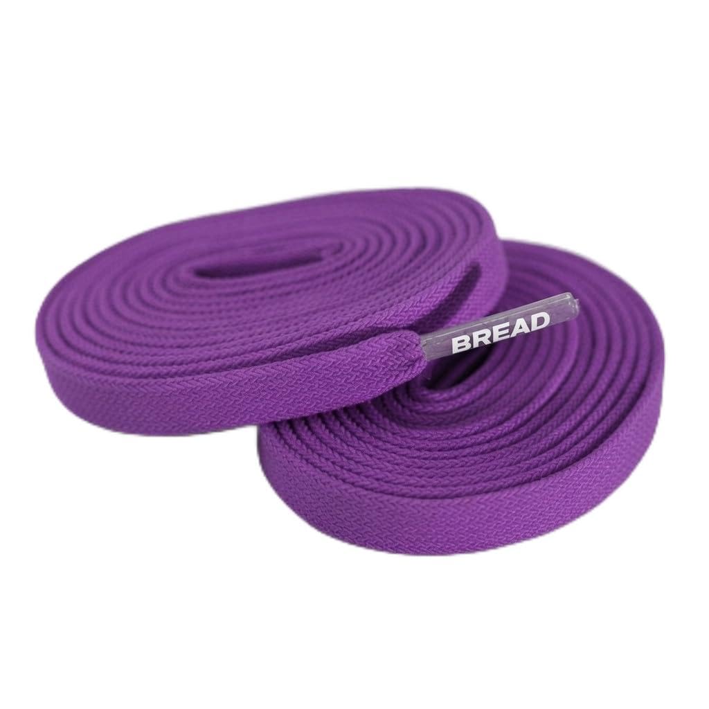 Bread Elastic Xtra Stretch No-Tie Shoelaces – Durable Slip-On Laces for Sneakers &amp; Boots, Kids &amp; Adults, Travel-Friendly
