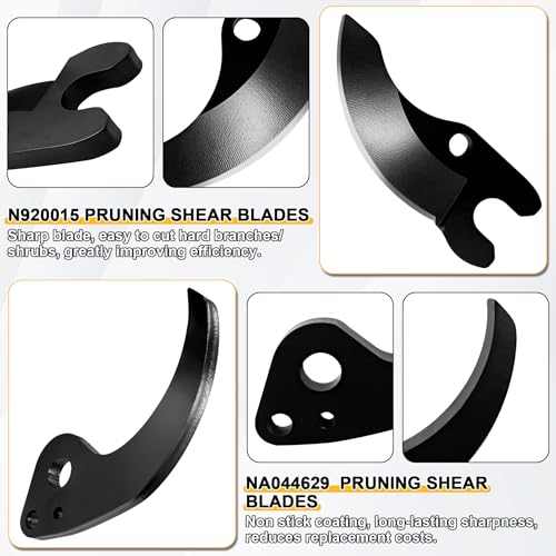Image of 2PCS N920015 + 1PCS NA044629 Cordless Pruning Shears Replacement Blades
