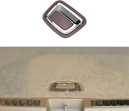 Car Rear Trunk Tail Cover Botton Plate Mat Floor Carpet Trunk Handle Key Hole Compatible with Mercedes Benz CLA ML GL GLE W166,W253,W117,W222,W217,W292 Brown