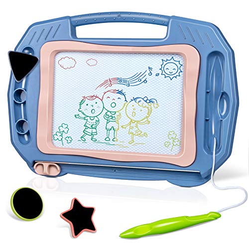 HahaGift Toys for 2 3 4 5 Year Old Girl Boy Gifts,Magnetic Doodle Board Toys for 2 Year Old Boys Toddler Toys Age 2-4,Drawing Pad Learning for Toddler Age 1-3 Birthday Easter Gifts for 3-6 Year Olds