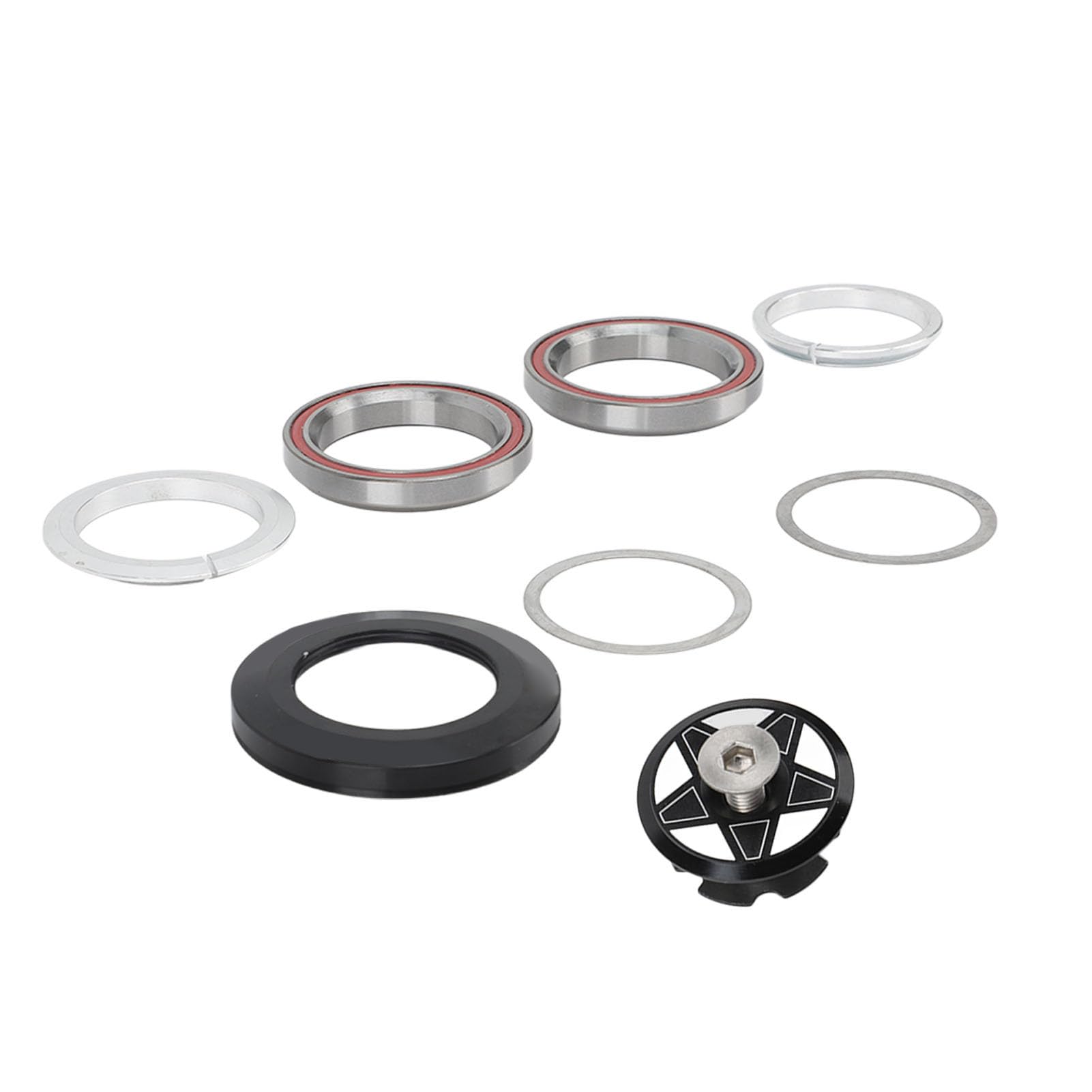 Gavigain Aluminum Alloy Double Bearings Bicycle Headset for Straight Tube Frames