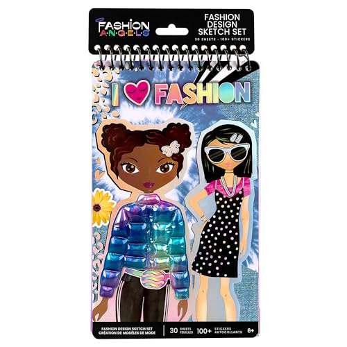 Fashion Angels 12213 Fashion Design Sketch Kit - Compact Portfolio Sketchbook thumb #1
