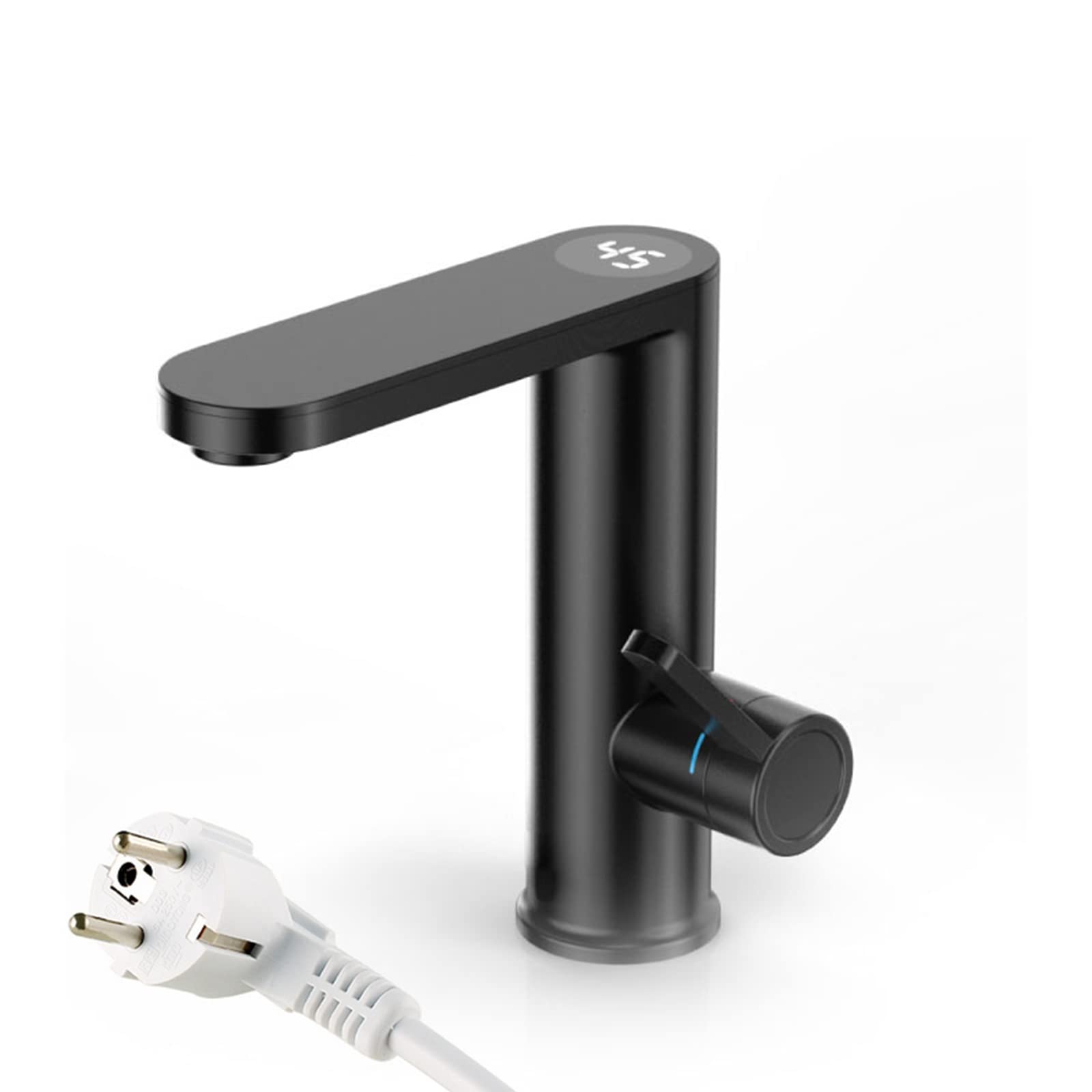 Rubinetto Elettrico per Acqua Calda 3KW, Rubinetto per lavandino del Bagno 2 in 1, rubinetti per Il Bagno, Rubinetto per Acqua Calda istantanea con Geyser per scaldabagno Senza Serbatoio, Rubinetto