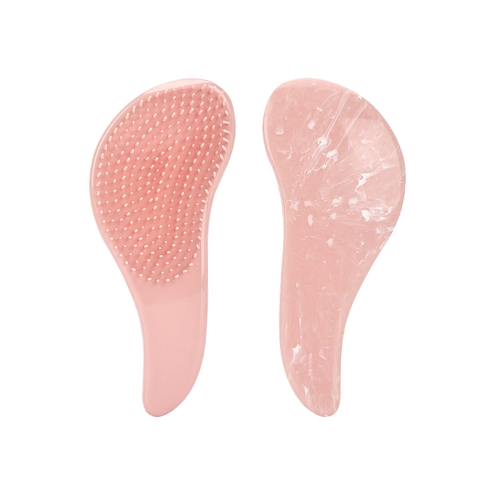 DieffematicSZ Grzebień Textured Soft Tooth Hair Without Knotting Hairdressing Comb Plastic Comb