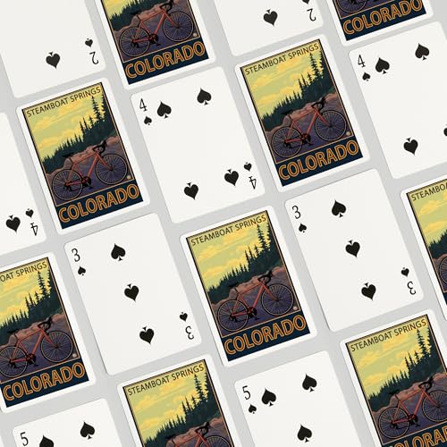 Lantern Press Baraja Póker 52 Cartas Steamboat Springs miniatura 4