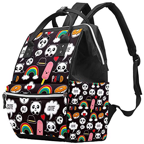 Wickeltasche für Mütter, multifunktionaler Laptop-Rucksack, wasserdichte Wickeltasche, Reisetasche, Wickeltasche, Arzttasche, Schule, Tagesrucksack,