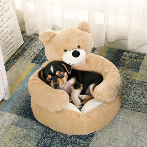 Lit pour petit chien lavable en machine avec base antidérapante - 5