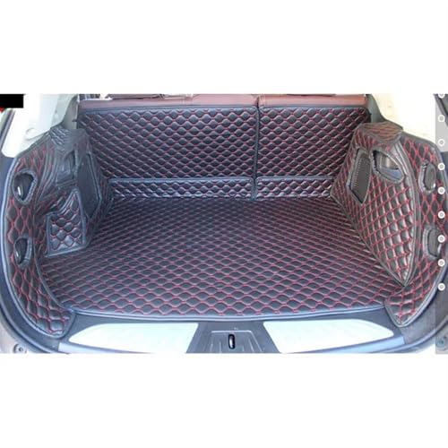 Tapis de coffre Buick Envision 2014-2017 en cuir sur mesure luxe noir rouge