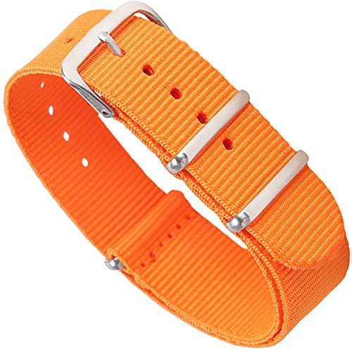 Image of Nylon Watch Bands, Canvas Fabric Ballistic Nylon Watch Straps - Widths 16mm 18mm 20mm or 22mm 24mm