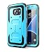 Produktbild i-Blason Samsung Galaxy S7 Hülle Armorbox Case Outdoor Handyhülle Stoßfest Schutzhülle Cover mit integriertem Displayschutz und Gürtelclip, Blau