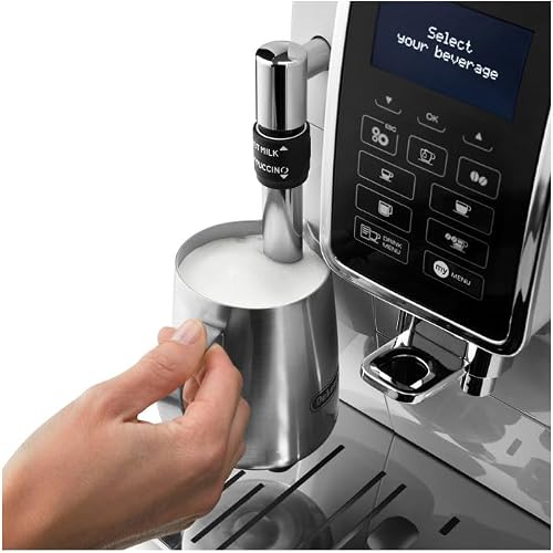 De'Longhi Dinamica - Automatic Coffee Machine 4 Drinks Silver - 5