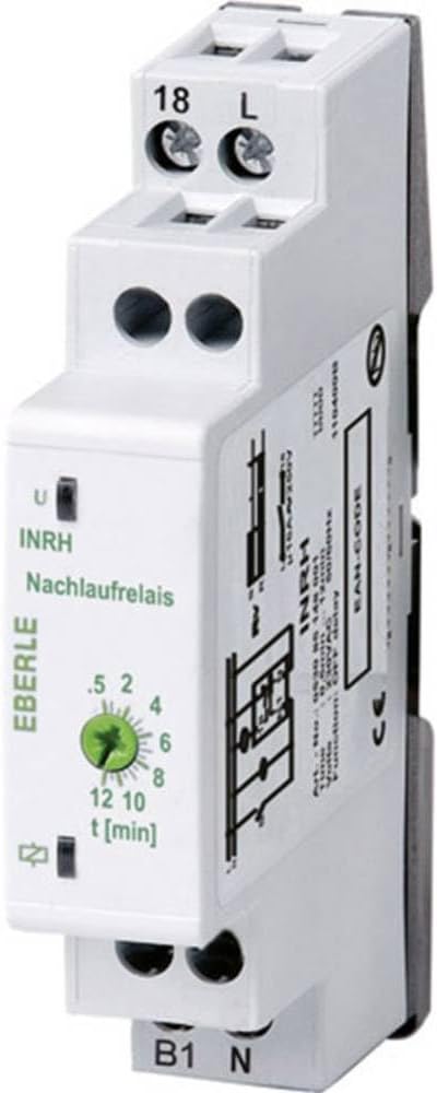 Eberle3612701 53085148001 Time Relay 195.5-253V AC 30-720s, Relapse Delay, INRH