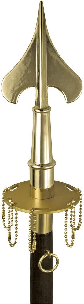 Eder Flag Award Ribbon Pole Ring 3-1/2 Inch Silver