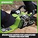 Greenworks 48V (24V x 2) Cordless Chainsaw with Brushless Motor, 35 cm Blade Length, 20 m/s Chain Speed, Automatic Oil System, With Two 4Ah Batteries & Double Charger, 3-Year Warranty-GD24X2CS36K4X