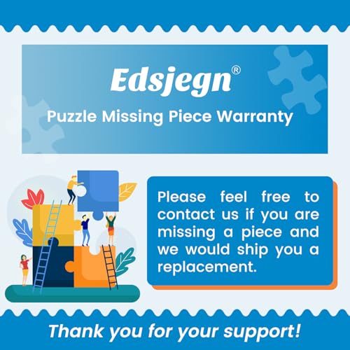 Image of 300 Pieces Puzzles for Adults-Colorful Garden By The Ocean Puzzle for Adults Children Elderly-Recycled Paper Puzzle 300 Pieces-Glossy, Sturdy Pieces Challenging Family Game Great Gift Idea (20.5x15in)