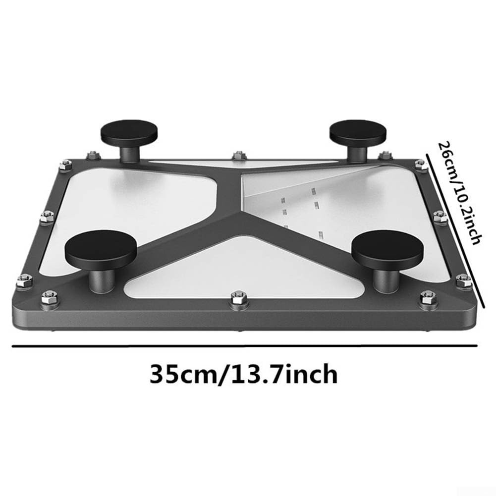 Soporte magnético de techo para Starlink, soporte de señal resistente con 4 imanes fuertes, soporte de aleación de aluminio seguro para pintura para RV, camión, barco, caravana, furgoneta, color negro