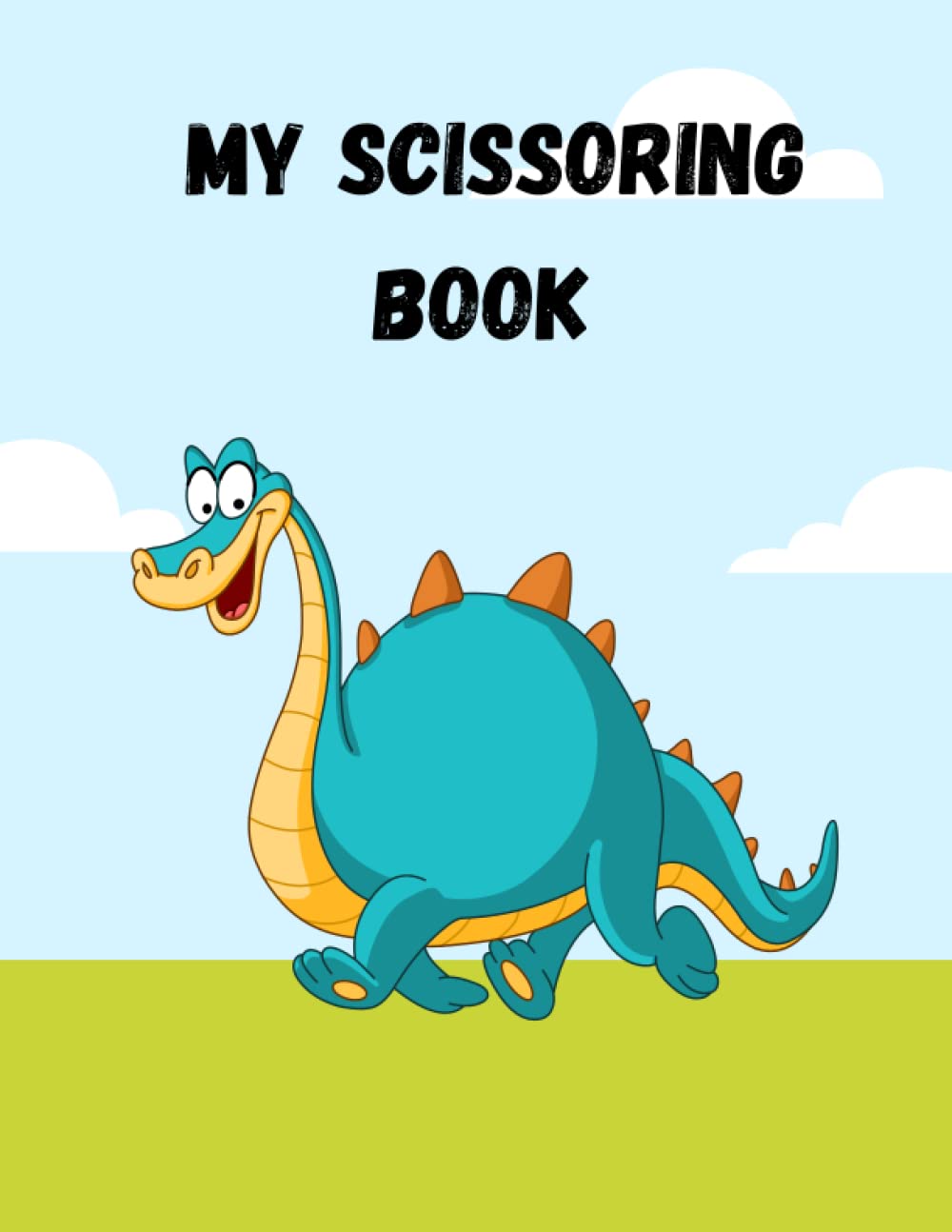 My scissoring book: 20 dinosaurs to cut out and color in