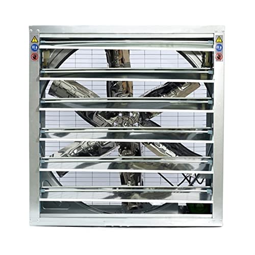 GTHTUHFD Extractor De Aire Industrial Potente, Ventilador De Ventilación De Fábrica con Persianas Y Protectores Automáticos, Duradero Y Silencioso para Granjas, Invernaderos