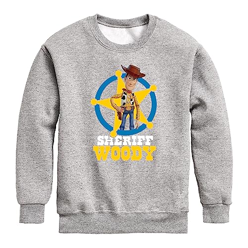 Disney Toy Story - Sheriff Woody - Toddler and Youth Crewneck Fleece Sweatshirt