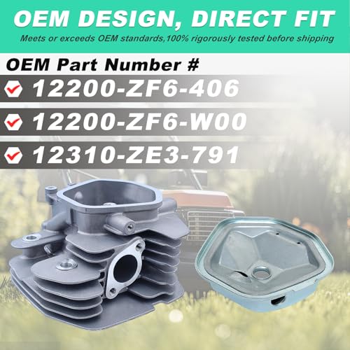 Image of Adefol Cylinder Head Spring Valve Plate Kit for Honda GX390 13HP GX340 11HP Gasoline Engine with Valve Cover Gasket Cylinder Head Gasket Push Rod Guide Plate Inlet Exhaust Valve Spring Valve Rocker