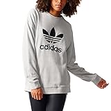36-medgre adidas Trefoil Sweater Sudadera, Mujer, Gris (Medgre), 36