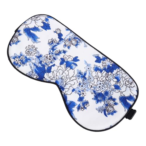 GANAZONO シルク素材柔らかい睡眠アイマスク 光遮断快眠用 ナップブラフォールド 旅行 昼寝 ヨガ適用 調節可能で軽量設計