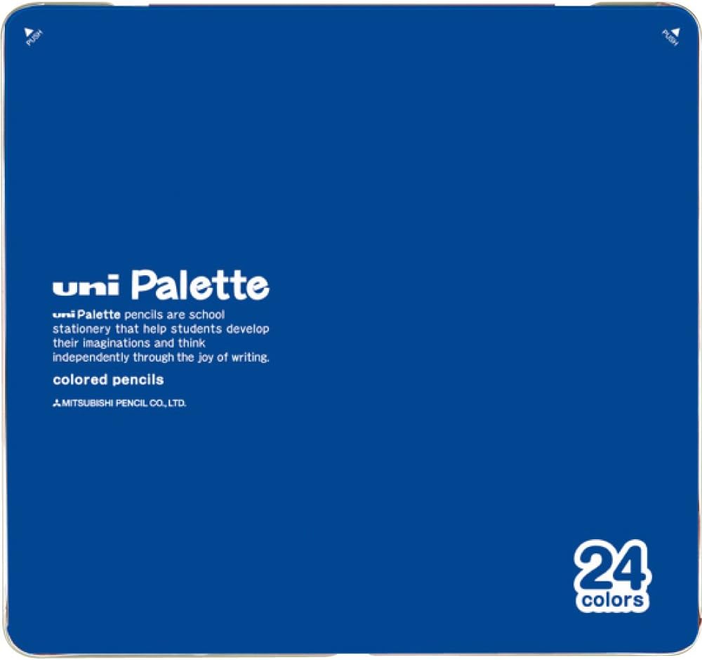 Mitsubishi Pencil Co., Ltd. colored pencil 880 Grade Uni palette 24 colors blue K88024CPLT.33
