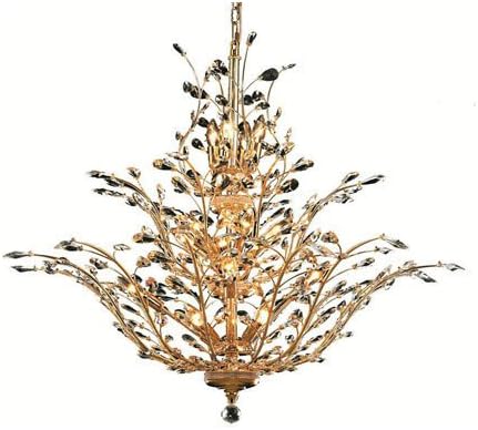 Christelle Gold Modern 18-Light Grand Chandelier Heirloom Handcut Crystal in Crystal (Clear)-6898G41G-RC-41" W/D