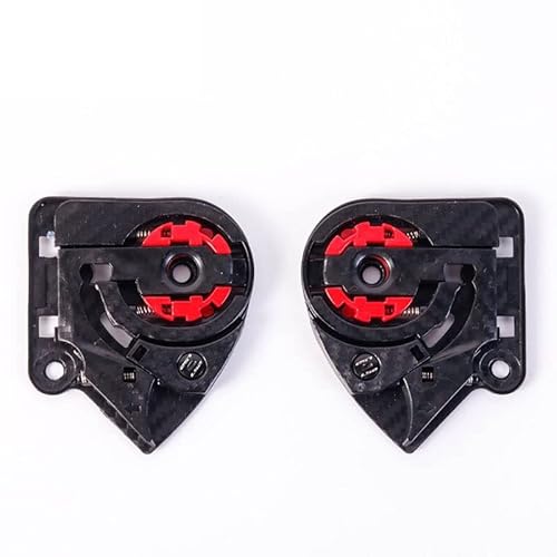 Jdon-Hats Un par Apto for FF320 Base de Lentes del Casco de la Motocicleta Adecuado for Ls2 FF353 / 358/328 / 396/370/397/323 Of562 Base de Visor de Casco (tamaño : For FF323/FF397)